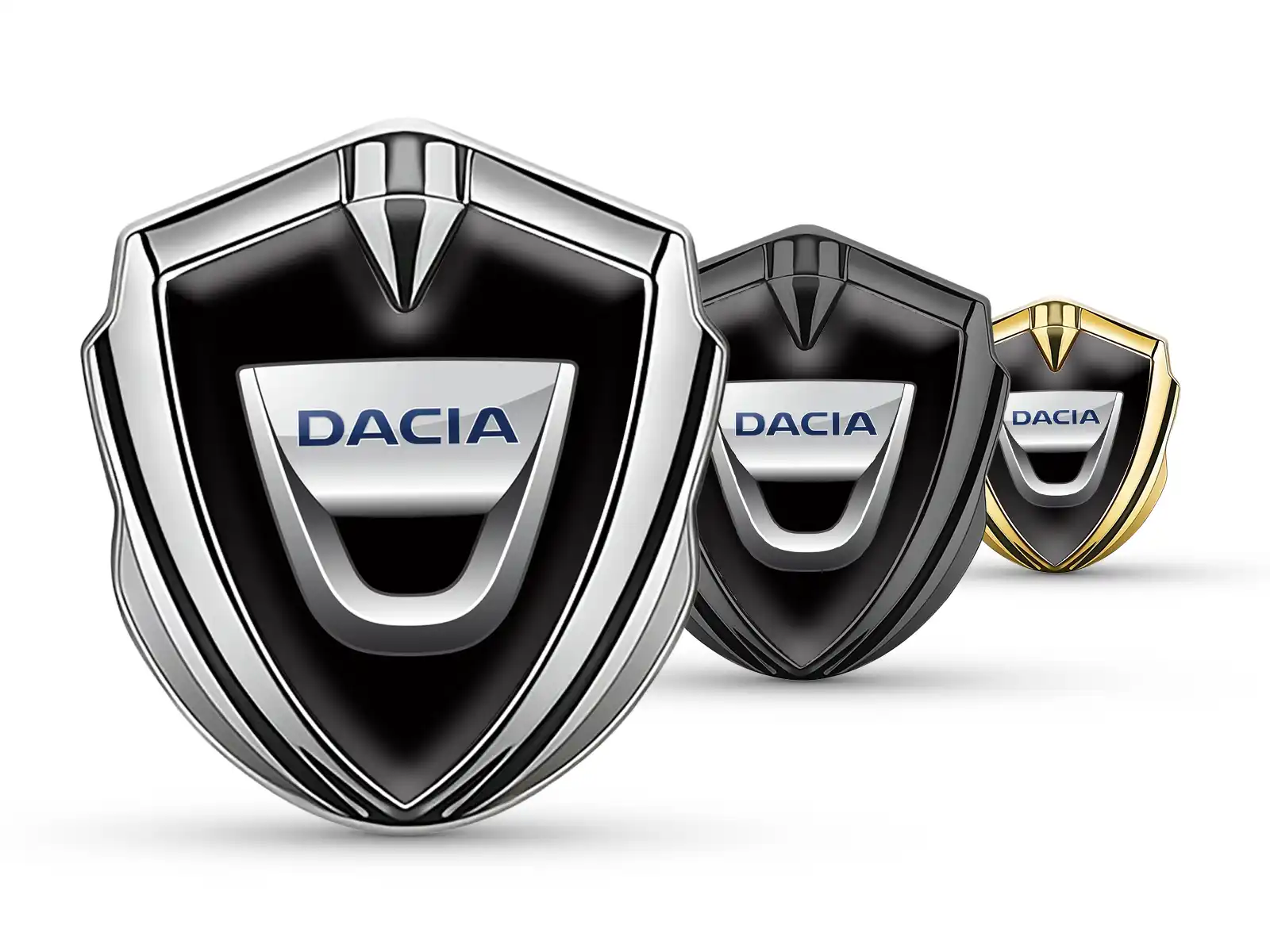 Dacia Emblème Bombé Métal Max Design Solide Métal